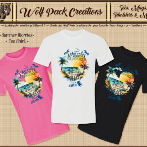 Beautiful Short Sleeve T-Shirt featuring Summertime Worries