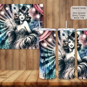 Perfect Companion for Dancers: The 20-Ounce Stainless Steel Skinny Tumbler