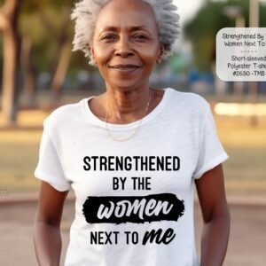 Comfortable Polyester Short Sleeve Shirt: Strengthened by the Women