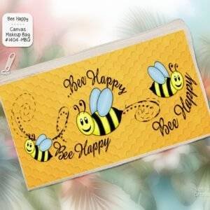 Bee Happy Zipper Pouch