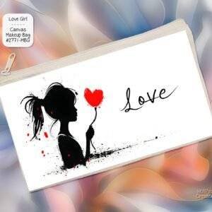 Love Girl Zipper Pouch