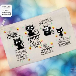 Black Cats Zipper Pouch