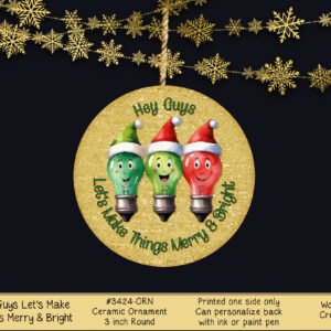 Cheerful Christmas Lights Ornament for a Merry & Bright Holiday