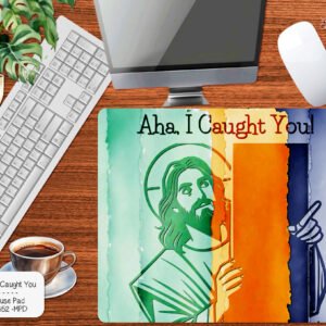 Divine Inspiration Mousepad - Vibrant Colors - God, Jesus Theme