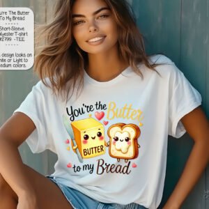 Valentine's Love T-Shirt: Short Sleeve Polyester Shirt for a Romantic Look