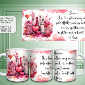 Valentine's Day Ceramic Coffee Mug - Love Potion Side Effects