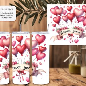 Forever Yours Stainless Steel Tumbler - Valentine's Day Gift