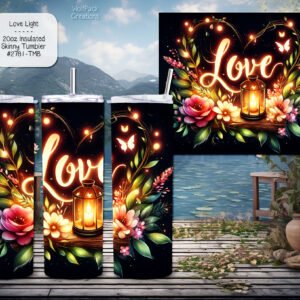 "Love" Vacuum Tumbler: Keep Your Drinks Hot or Cold in Style