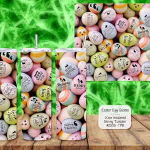 Easter Quotes Insulated Tumbler - Stainless Steel Drink Cup