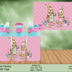 12oz Kids Easter Sippy Cup - Vacuum Insulated Stainless Steel with Straw