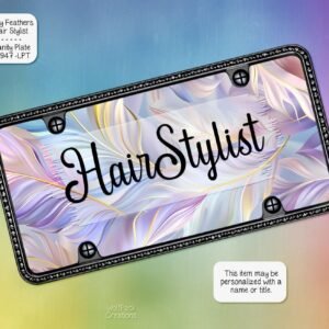 Hairstylist License Plate