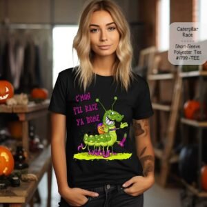 Adorable Shirt featuring a Caterpillar Race