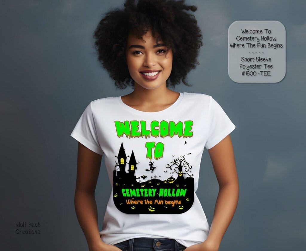 Scary Halloween Shirt for Roaming Cemeteries