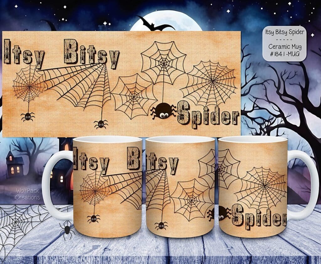 The Perfect Ceramic Coffee Mug: Embrace Your Love for the 'Itsy Bitsy Spider'