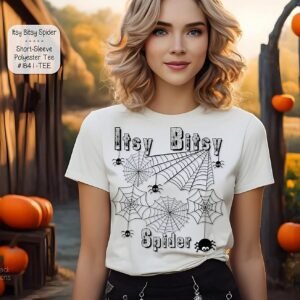 Scary Halloween Shirt: Itsy Bitsy Spiders