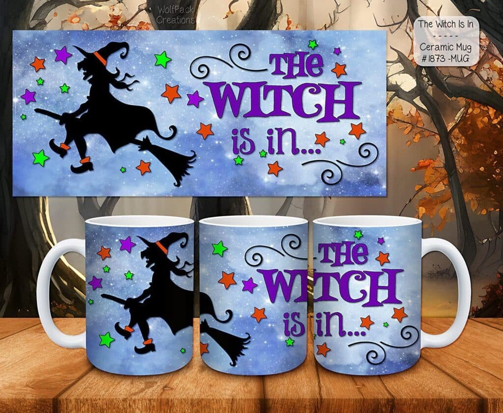 Enchant Your Mornings with Our Witch-Themed Ceramic Coffee Mugs