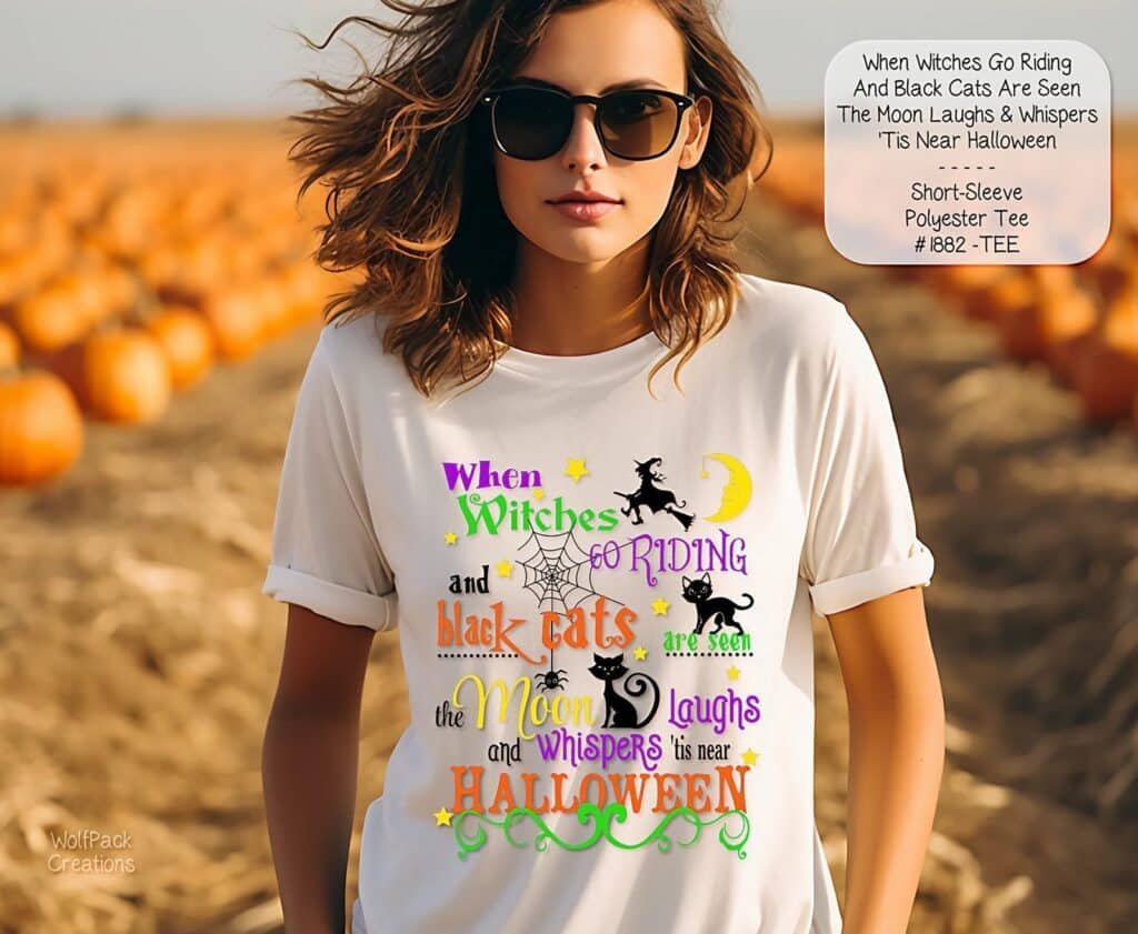 Enchanting Witch and Black Cats Shirt