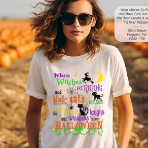 Enchanting Witch and Black Cats Shirt