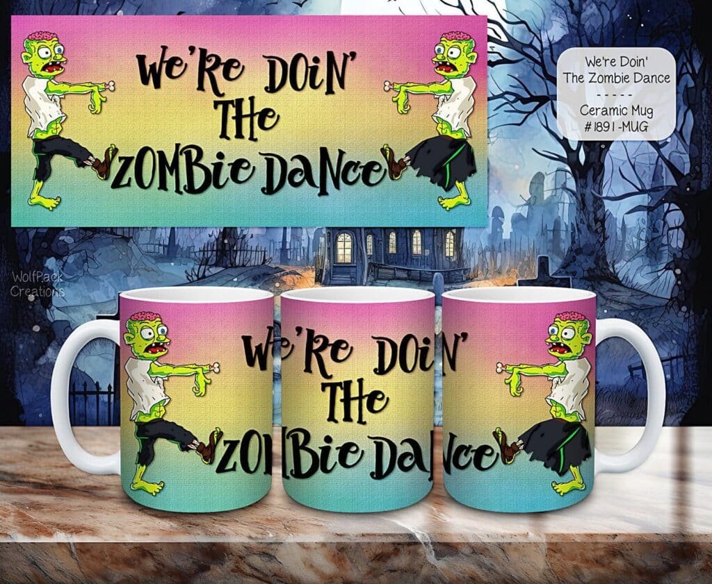 Zombie Dance Ceramic Coffee Mug: The Perfect Blend of Fun and Functionality