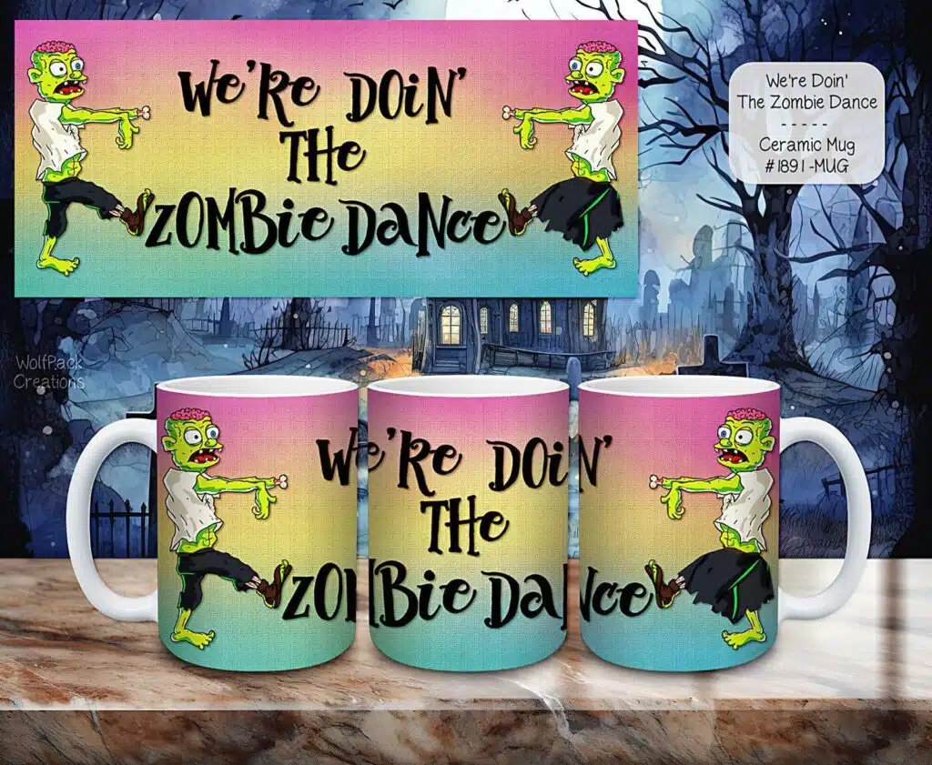 Zombie Dance Ceramic Coffee Mug: The Perfect Blend of Fun and Functionality