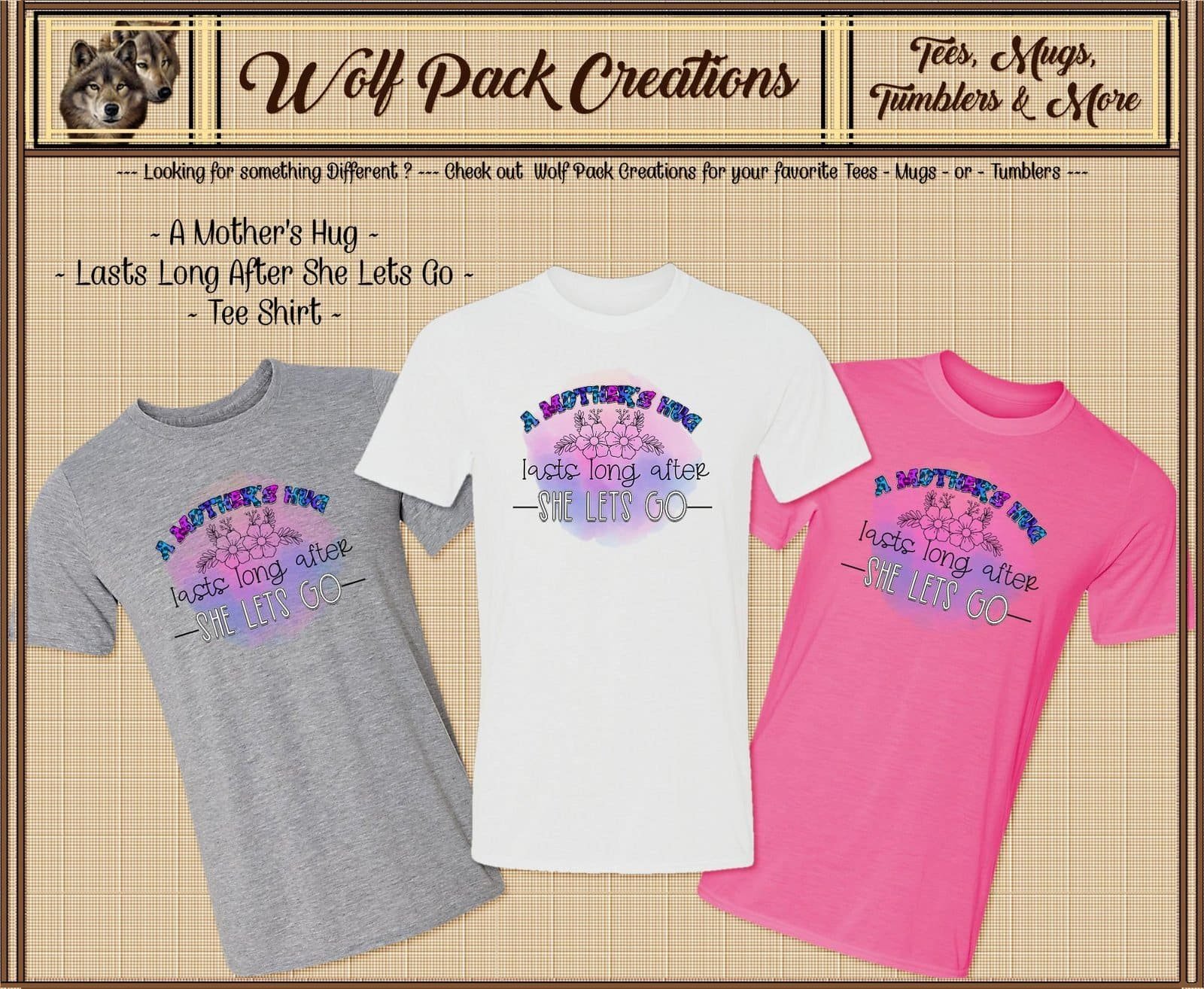Beautiful Short Sleeve T-Shirt that's Like a Mother's Hug