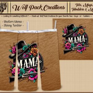 Beautiful Tumbler for the Western Mama
