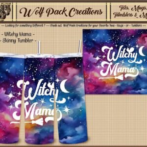 Beautiful Witchy Mama Tumbler