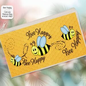 Bee Happy Zipper Pouch
