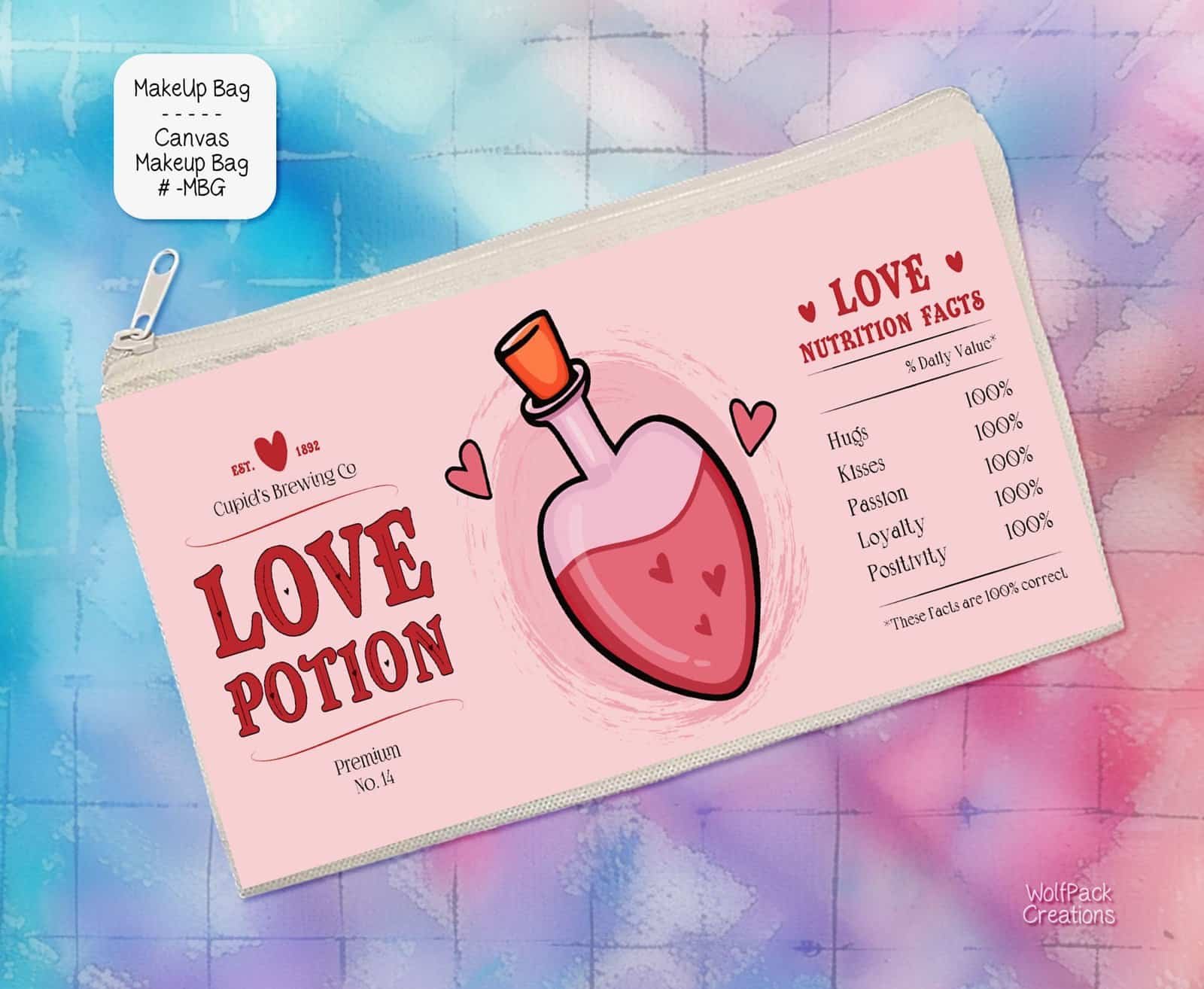 Cupids Brewing Zipper Pouch