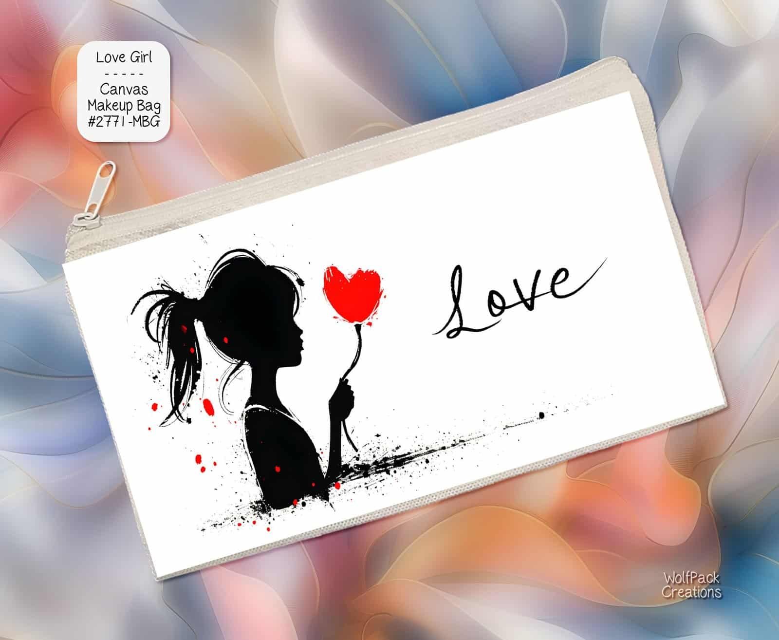 Love Girl Zipper Pouch
