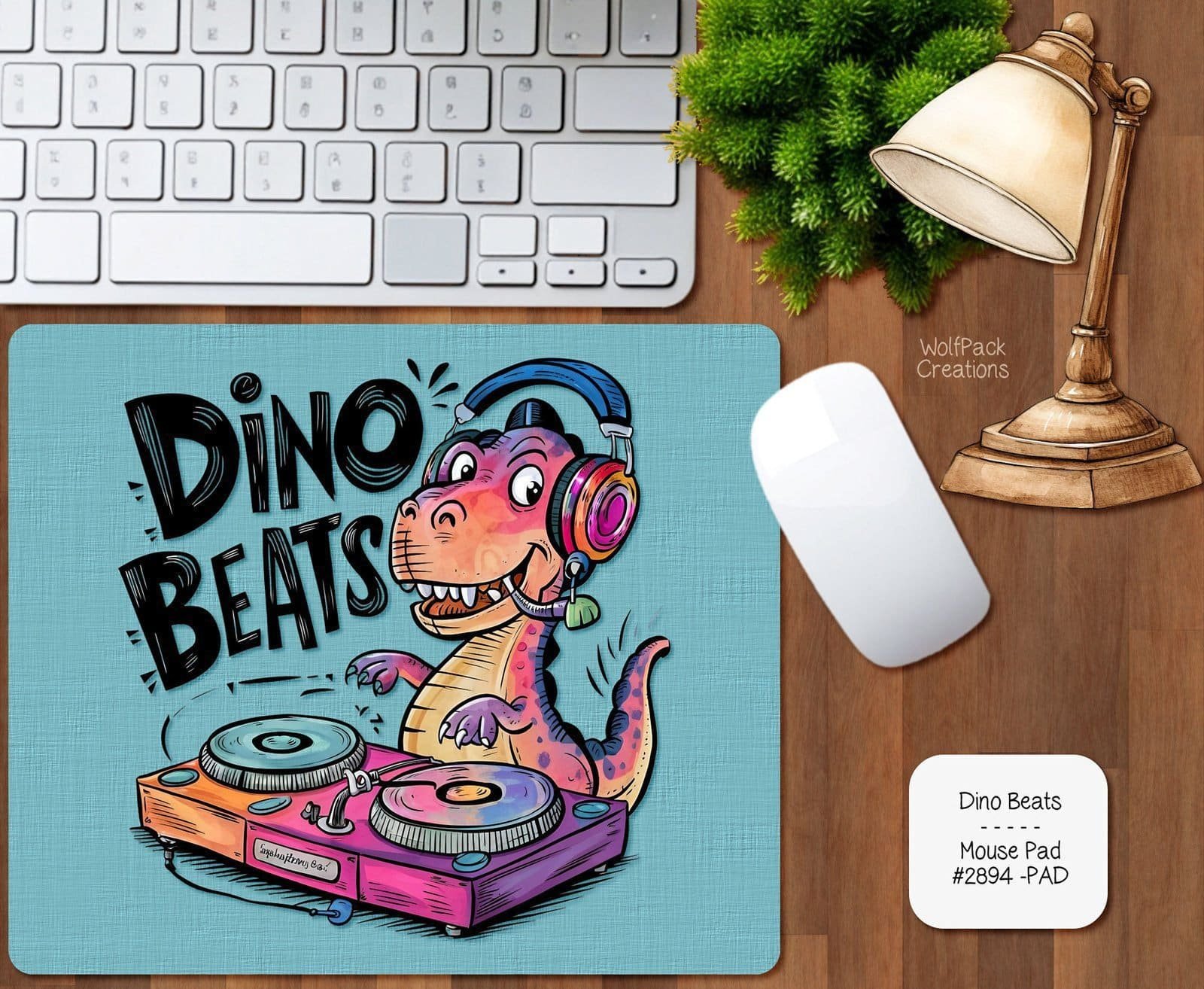 Dino Beats Mouse Pad