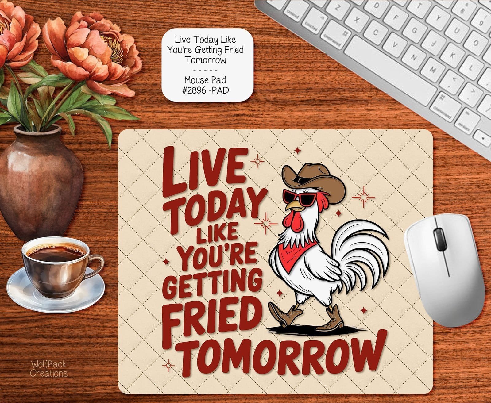 Getting Fried Tomorrow Mouse Pad