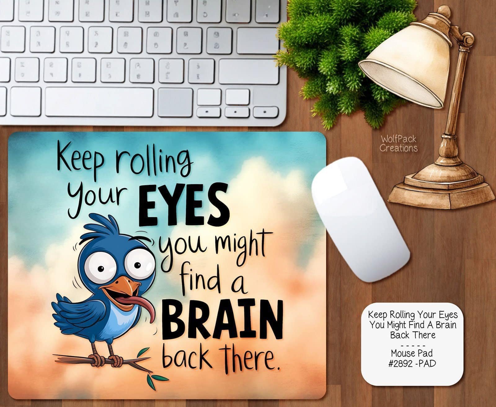 Find a Brain Mouse Pad