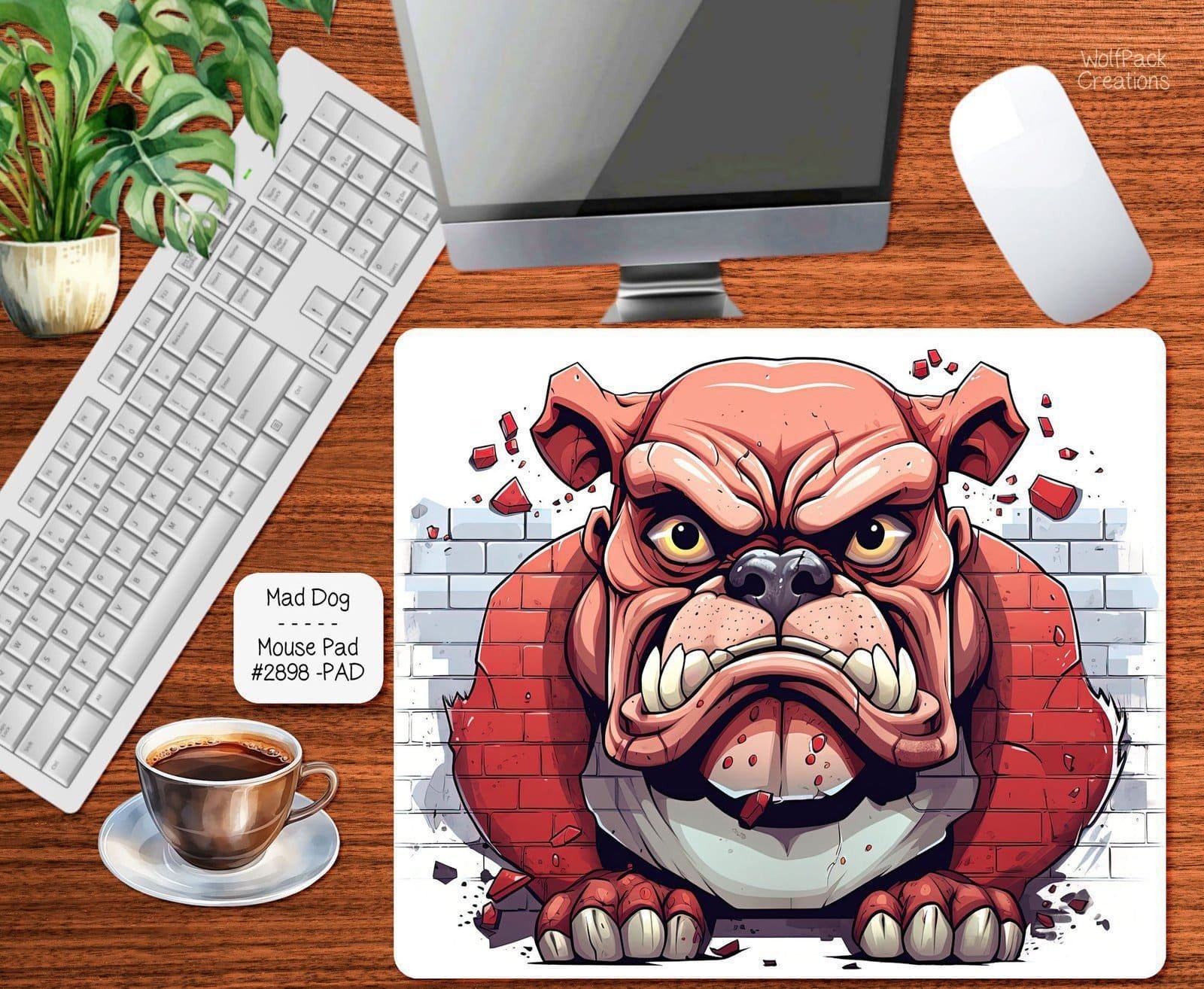 Mad Dog Mouse Pad