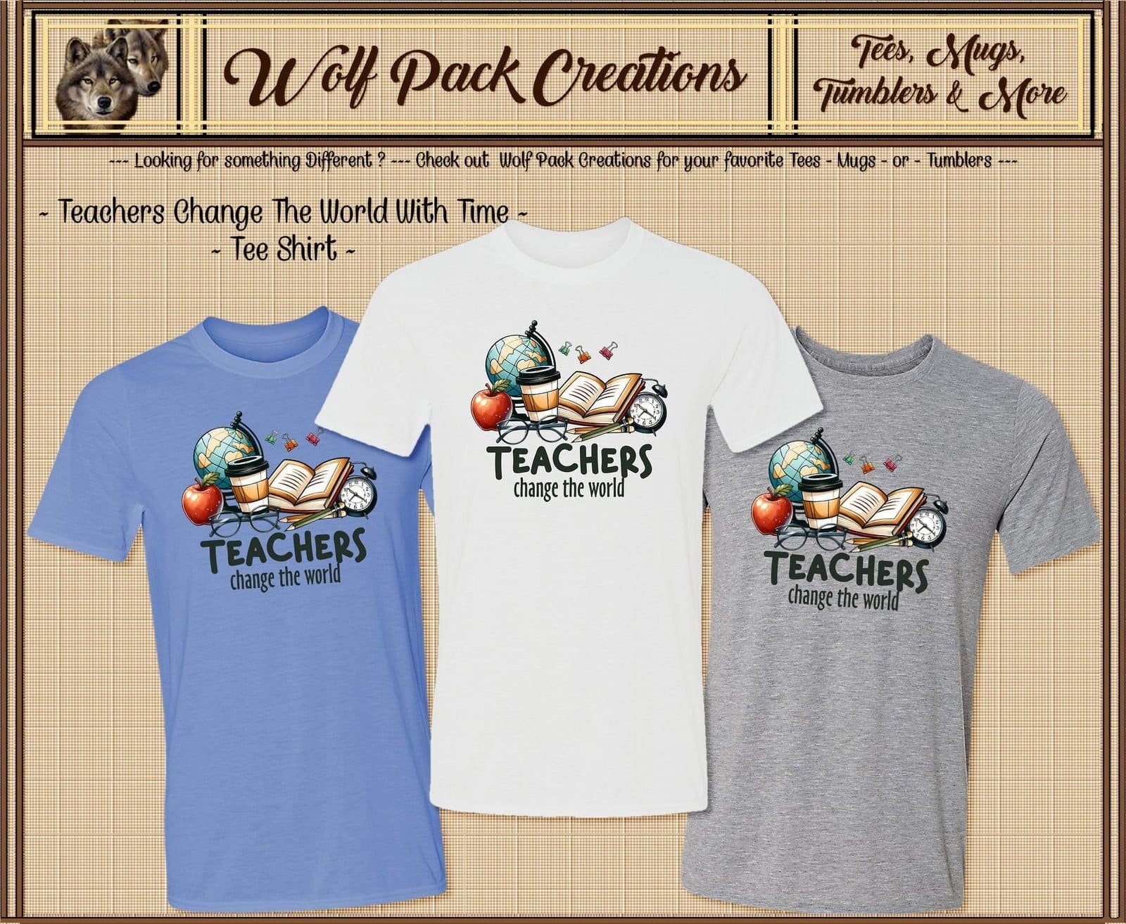 Our Teachers Change the World Short Sleeve T-Shirt