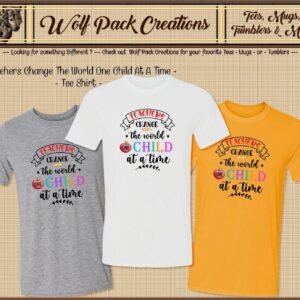 Motivational Teachers who Change the World Shirt