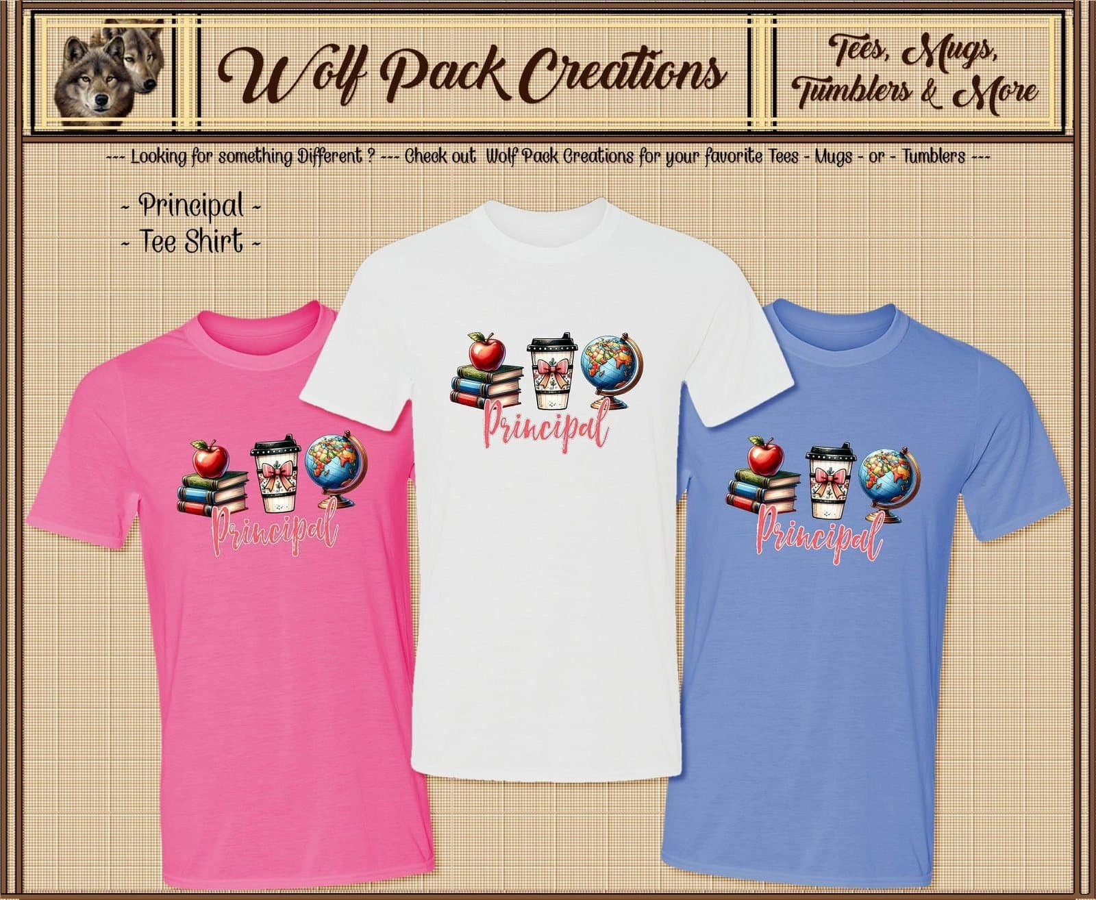Unique School Principal Short Sleeve T-Shirt