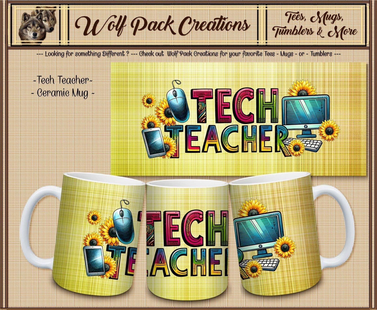Beautiful Mug for the Modern Technology Teacher