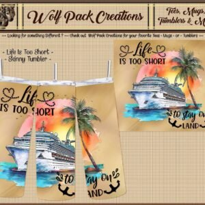Beautiful Skinny Tumbler for Those who Love to Cruise