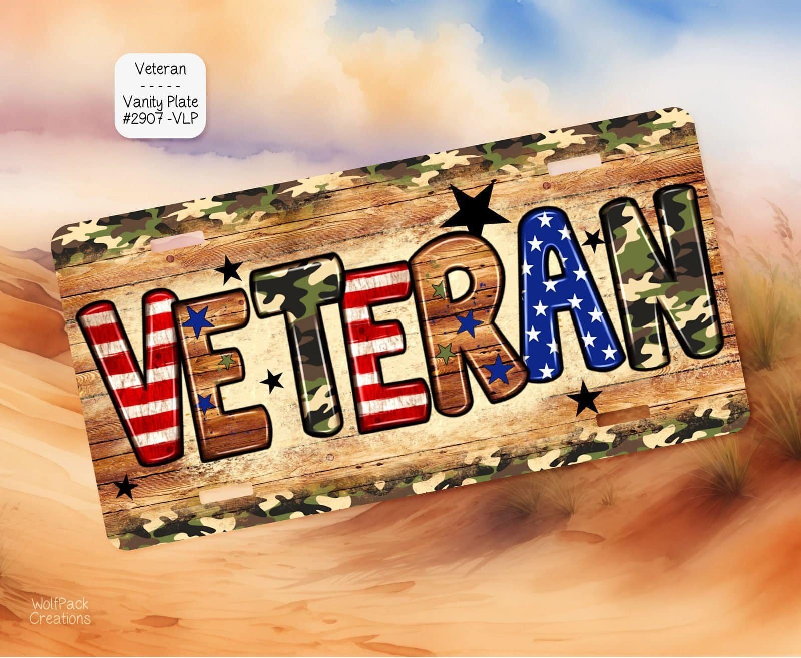Veteran License Plate