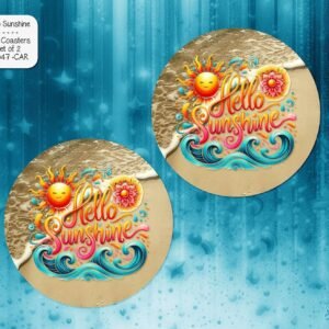 Hello Sunshine Car Coasters