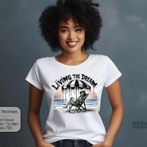 Trendy Short Sleeve Shirt: Living the Dream