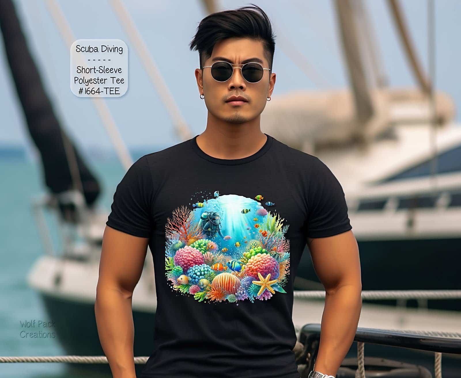 Essential Short Sleeve Shirt: Scuba Diving