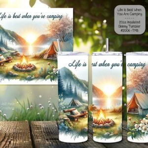 The Ultimate Stainless Steel Skinny Tumbler for Sitting Around Campfires