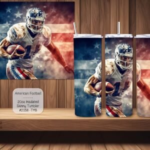 The Perfect Football Game Day Companion: Stainless Steel Skinny Tumbler