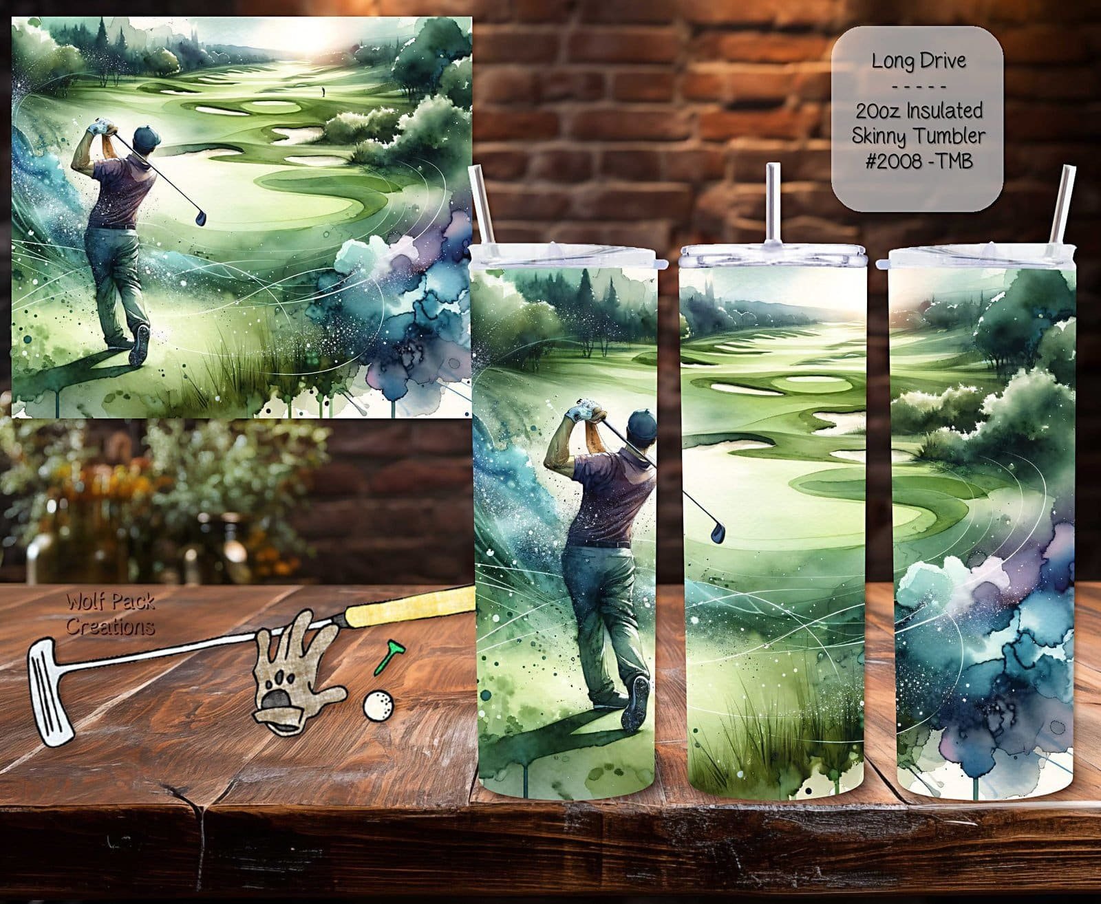 Stay Refreshed on the Golf Course with this Skinny Tumbler