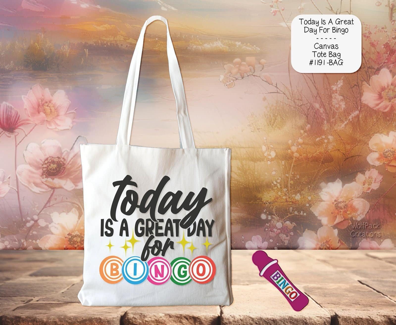 Bingo Night Tote Bag