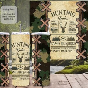 Enjoy the Perfect Stainless Steel Skinny Tumbler for Hunting Enthusiasts