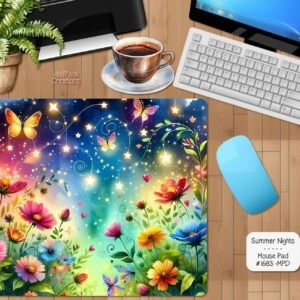 Vibrant Summer Nights Mouse Pad