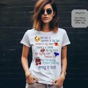 Uplifting Short Sleeve Shirt: Bring it On!